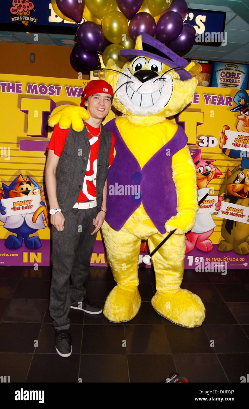 George Sampson 'Top Cat 3D' à la vue West End - Intérieur : Londres, Angleterre - 13.05.12 ***Pas disponible pour publication dans le Daily Express, le Daily Star et l'Evening Standard. Disponible pour publication dans le reste du monde*** Obligatoire Crédit : Cameron Clegg/WENN.com Banque D'Images