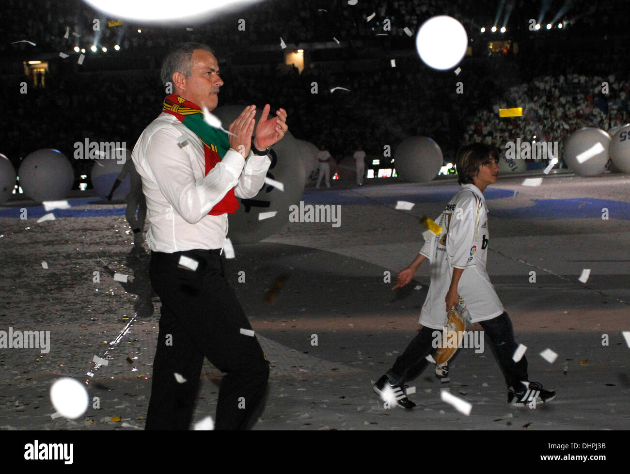 Jose Mourinho et son fils Jose Mario Jr., l
