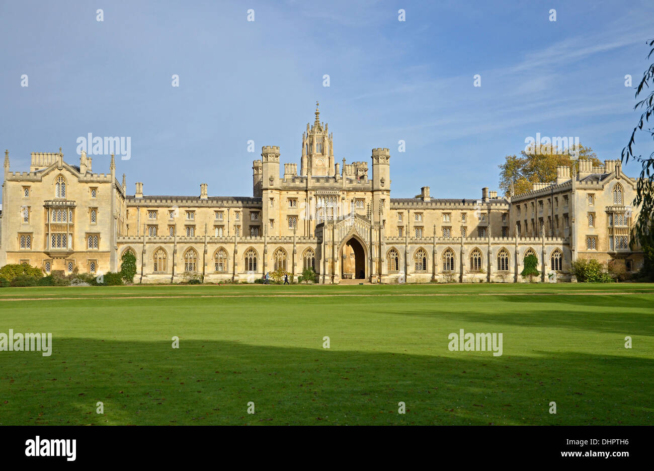 La nouvelle cour de St John's College, Cambridge Banque D'Images