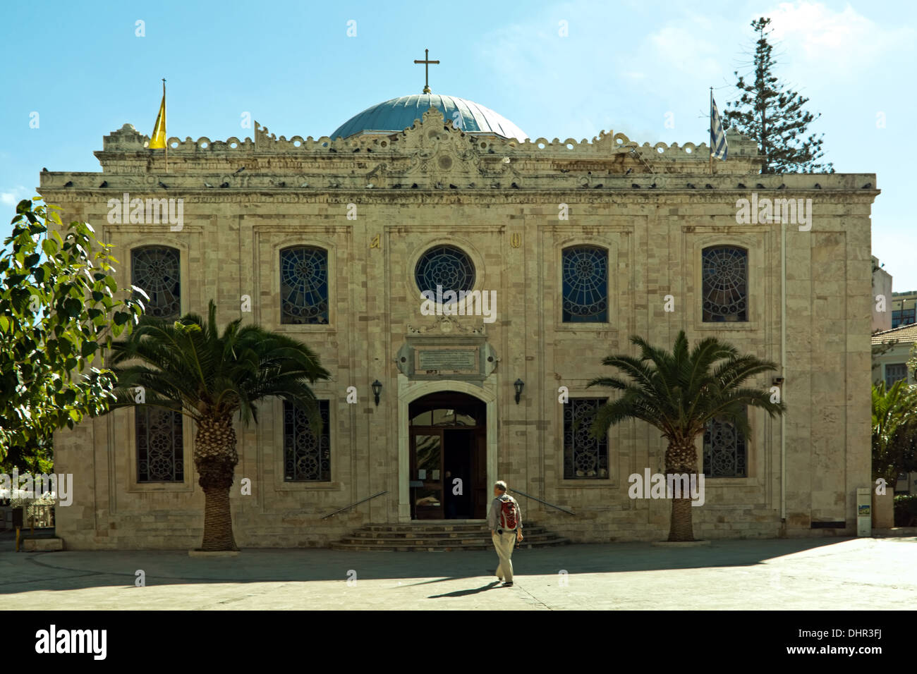 Agios Titos ou l'église de Saint Titus, Héraklion, Crète, Grèce Banque D'Images