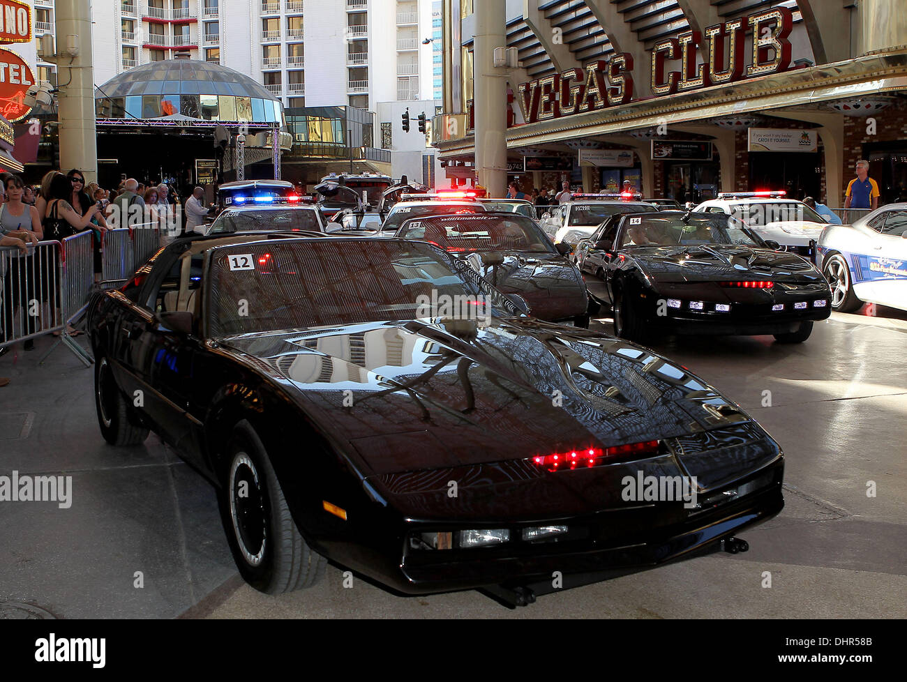 Atmosphère Knight Rider Festival 2012 à Fremont Street Experience Las Vegas, Nevada - 18.05.12 Banque D'Images