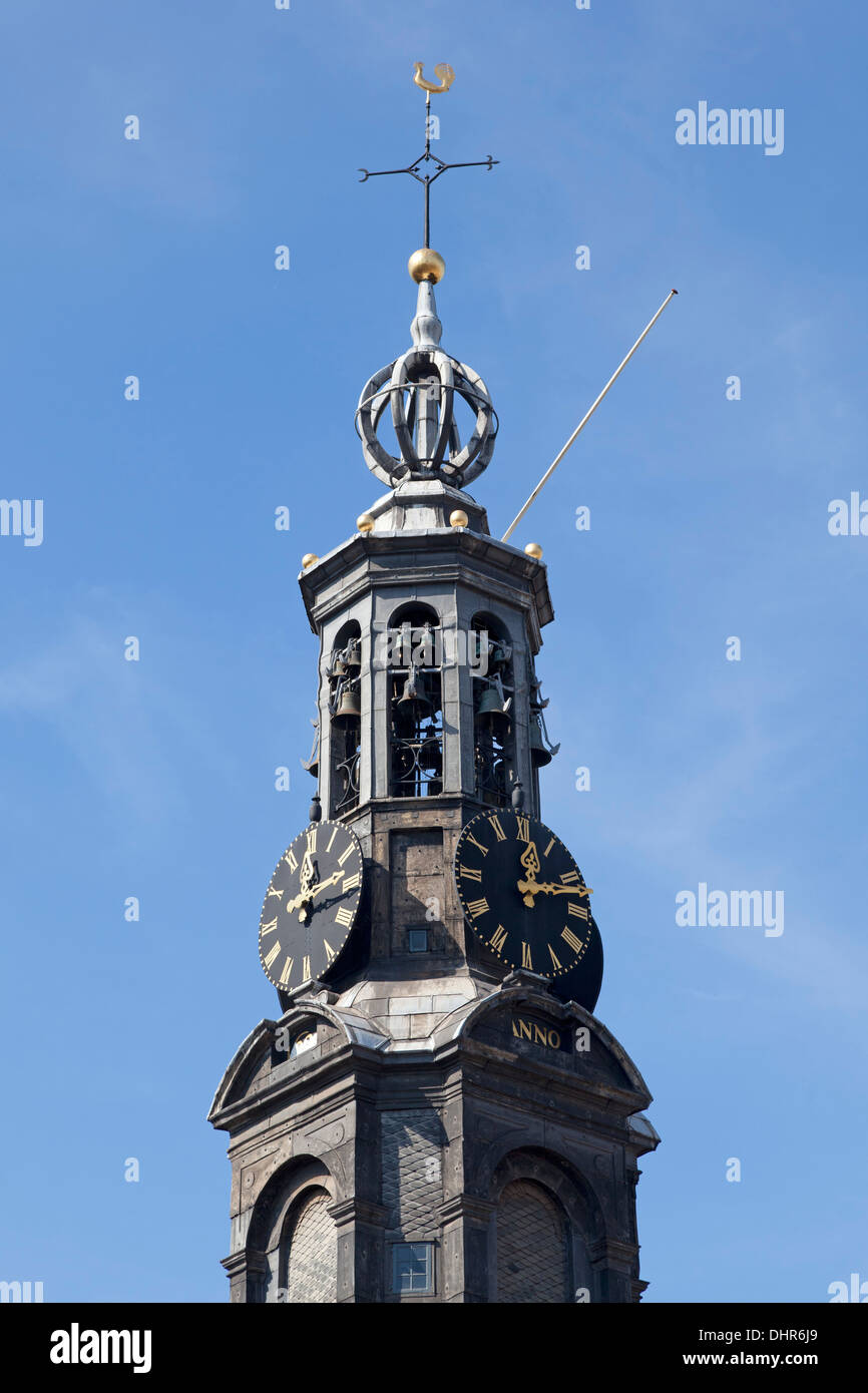 La tour à Amsterdam, Hollande Banque D'Images