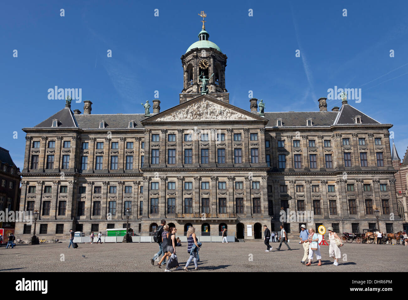 Palais Royal sur le Dam à Amsterdam, Pays-Bas Banque D'Images