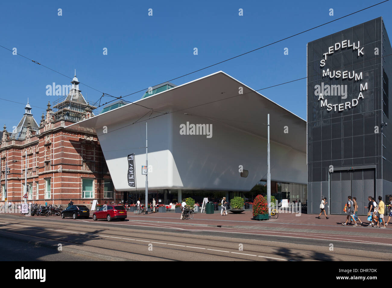 Signe du Stedelijk Museum à Amsterdam, Pays-Bas Banque D'Images