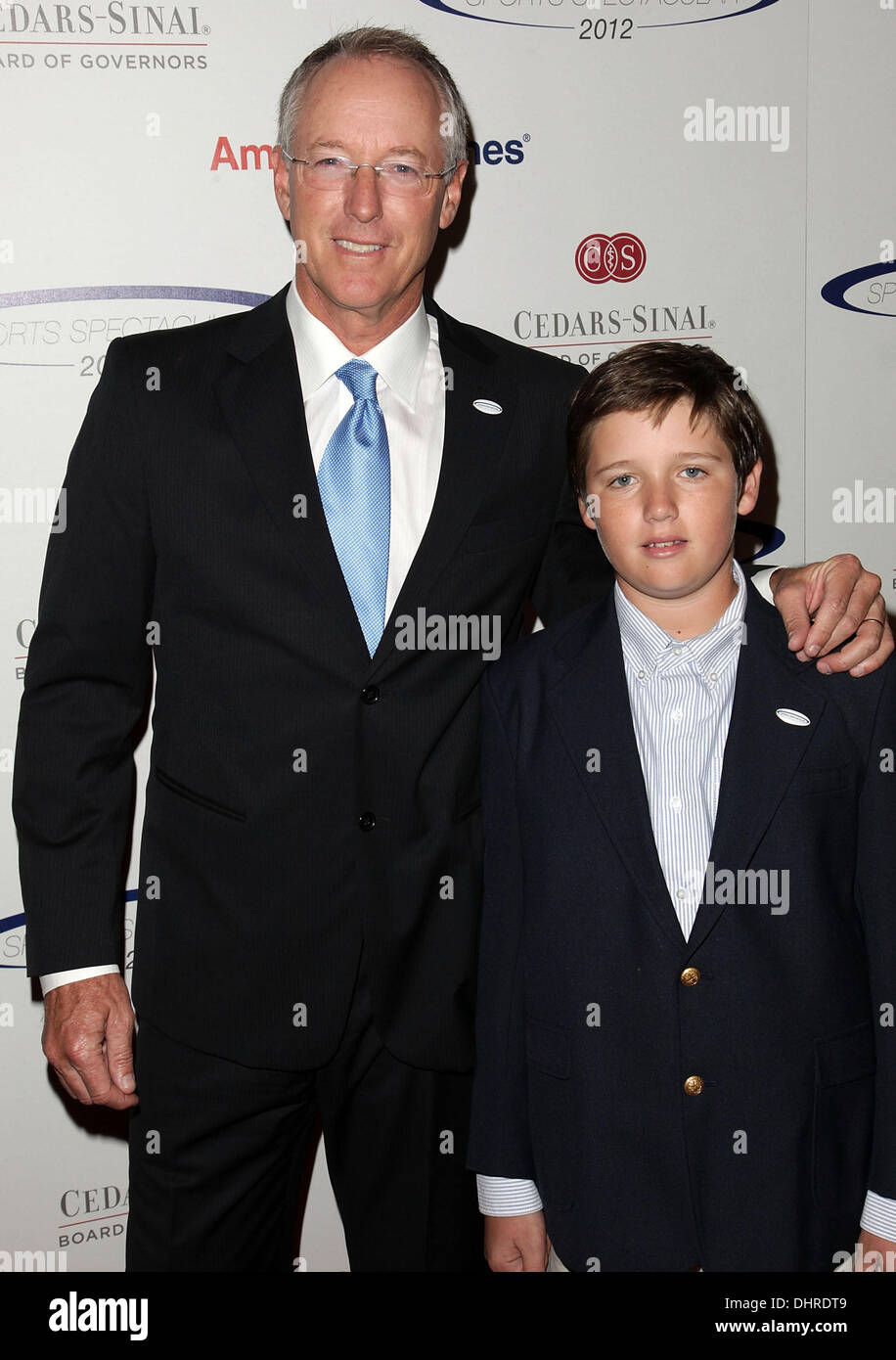 Sinjin Smith et Sinjin Smith Jr. 27e anniversaire des Sports spectaculaires au le Hyatt Regency Century Plaza Century City, Californie - 20.05.12 Banque D'Images