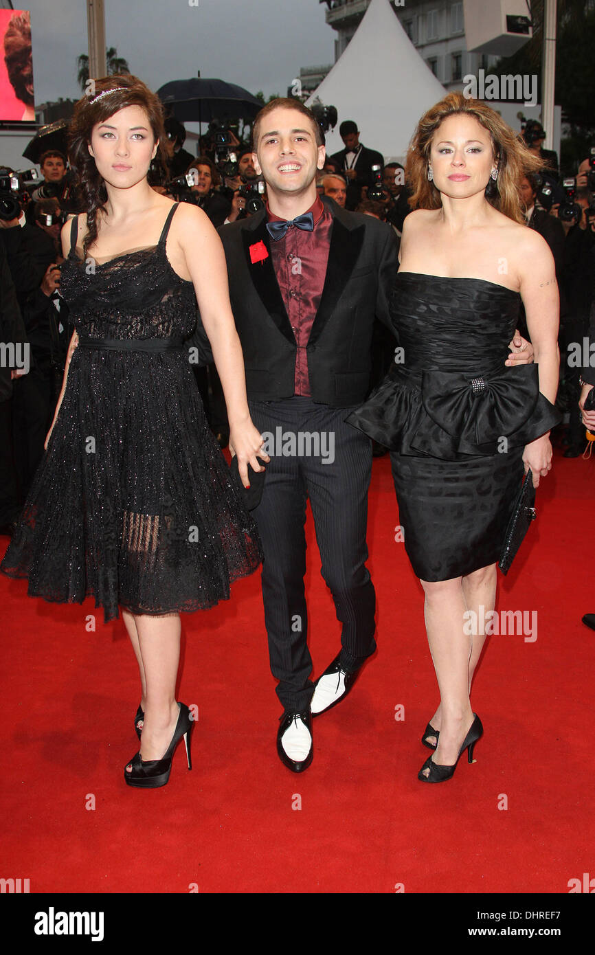 Mylene Jampanoi, directeur Xavier Dolan et Suzanne Clement 'Amour' premiere pendant le 65e Festival du Film de Cannes Cannes, France - 20.05.12 Banque D'Images