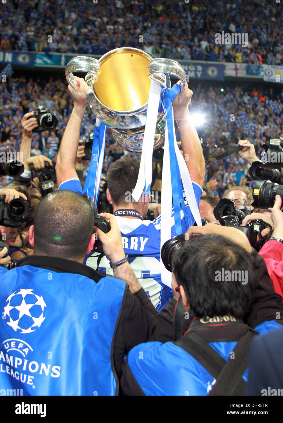 2012 John Terry le match final de la Ligue des Champions entre Chelsea et le Bayern Munich à l'Allianz Arena de Munich, Allemagne - 19.05.12 Banque D'Images