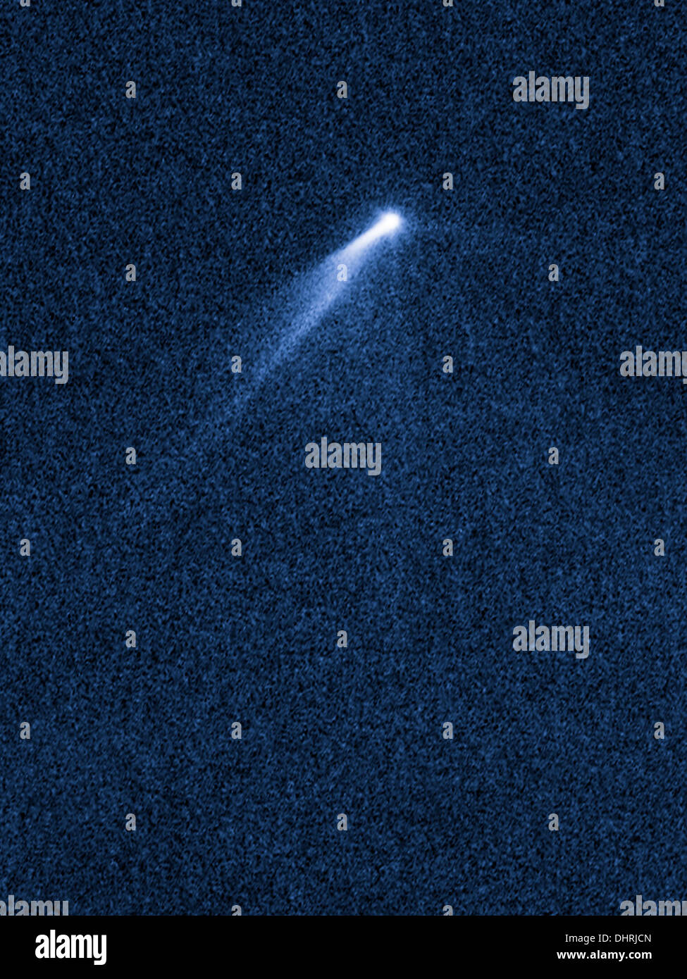 Du télescope spatial Hubble de la NASA voit la tuyère d'astéroïde Comète Six-comme Tails Banque D'Images