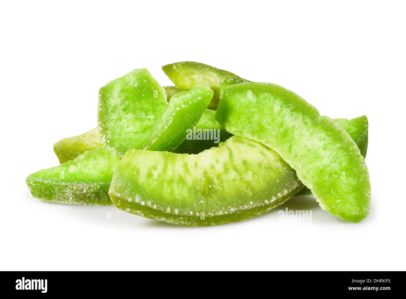 Sec pomelo isolated on white Banque D'Images