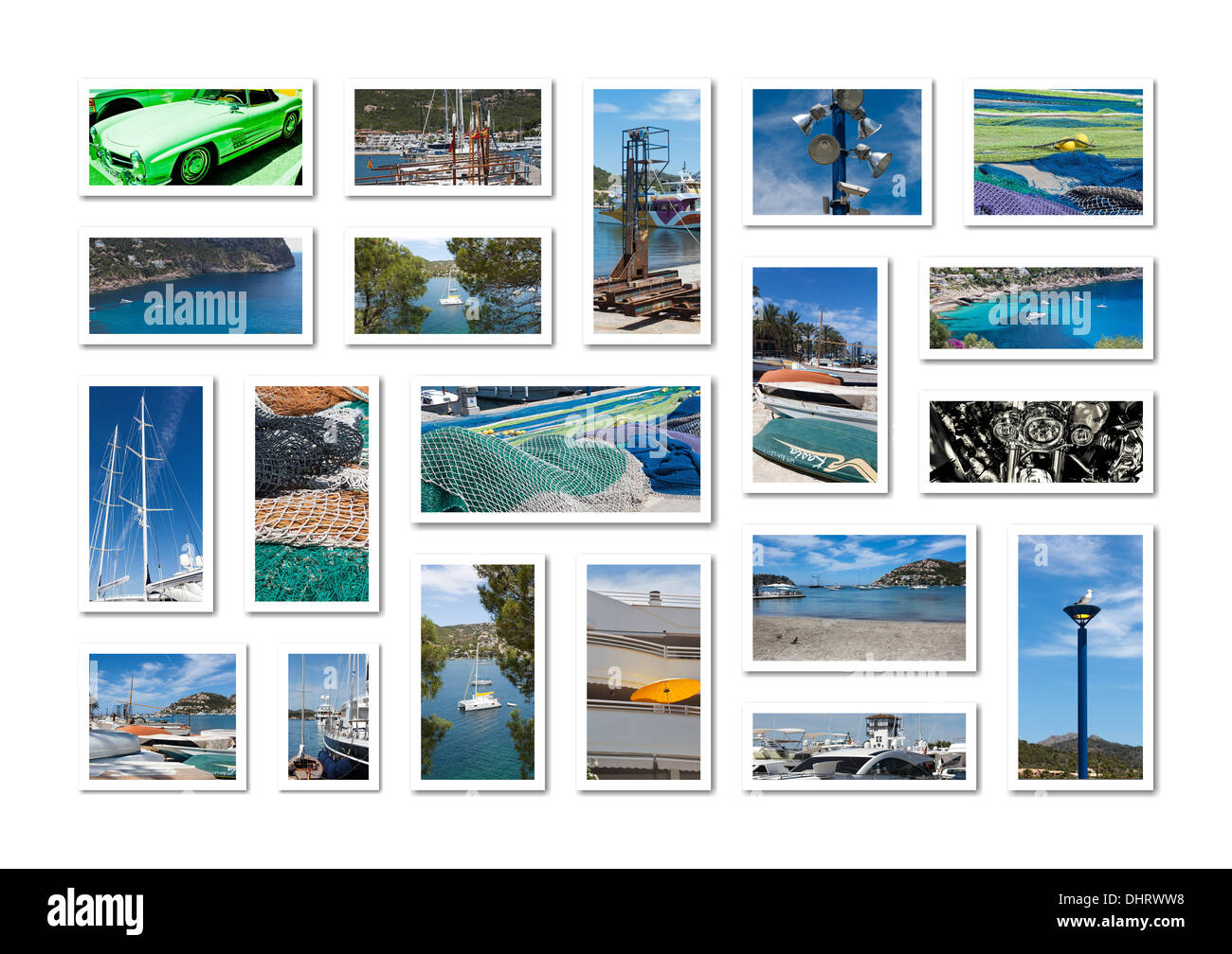 Mallorca collage Banque D'Images