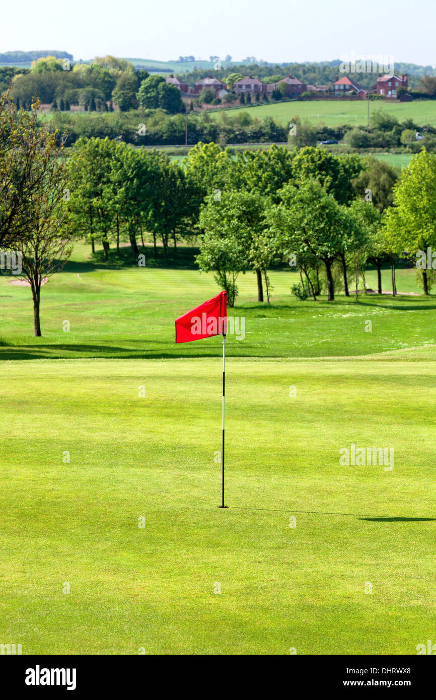 parcours de golf, Royaume-Uni Banque D'Images
