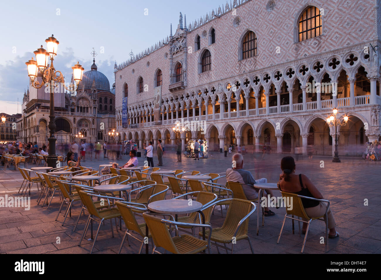 Le palais des Doges à Venise, UNESCO World Heritage Site, Veneto, Italie Banque D'Images