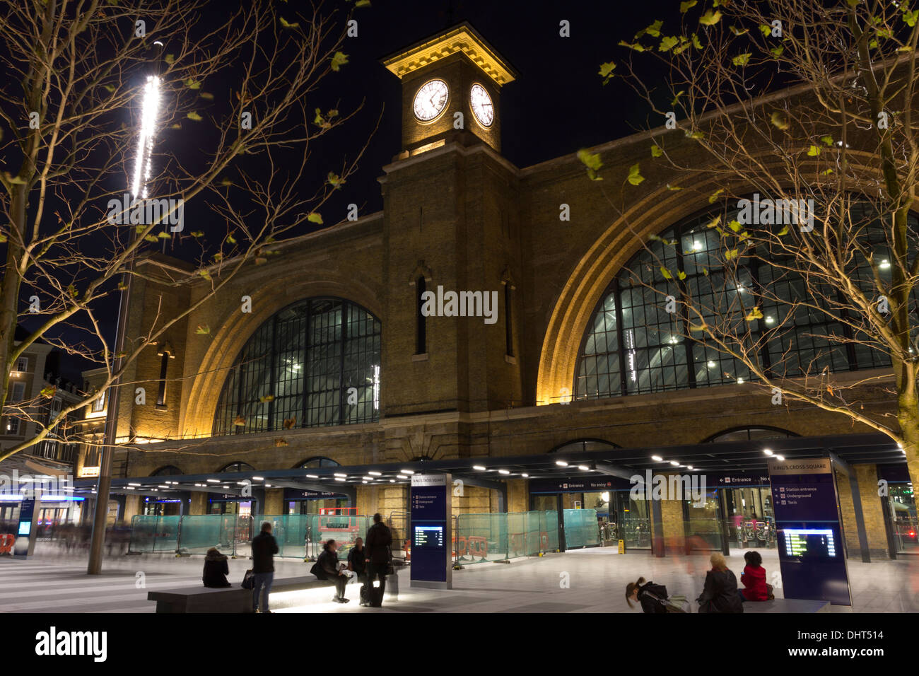 Façade restaurée - Kings Cross Station - Londres Banque D'Images