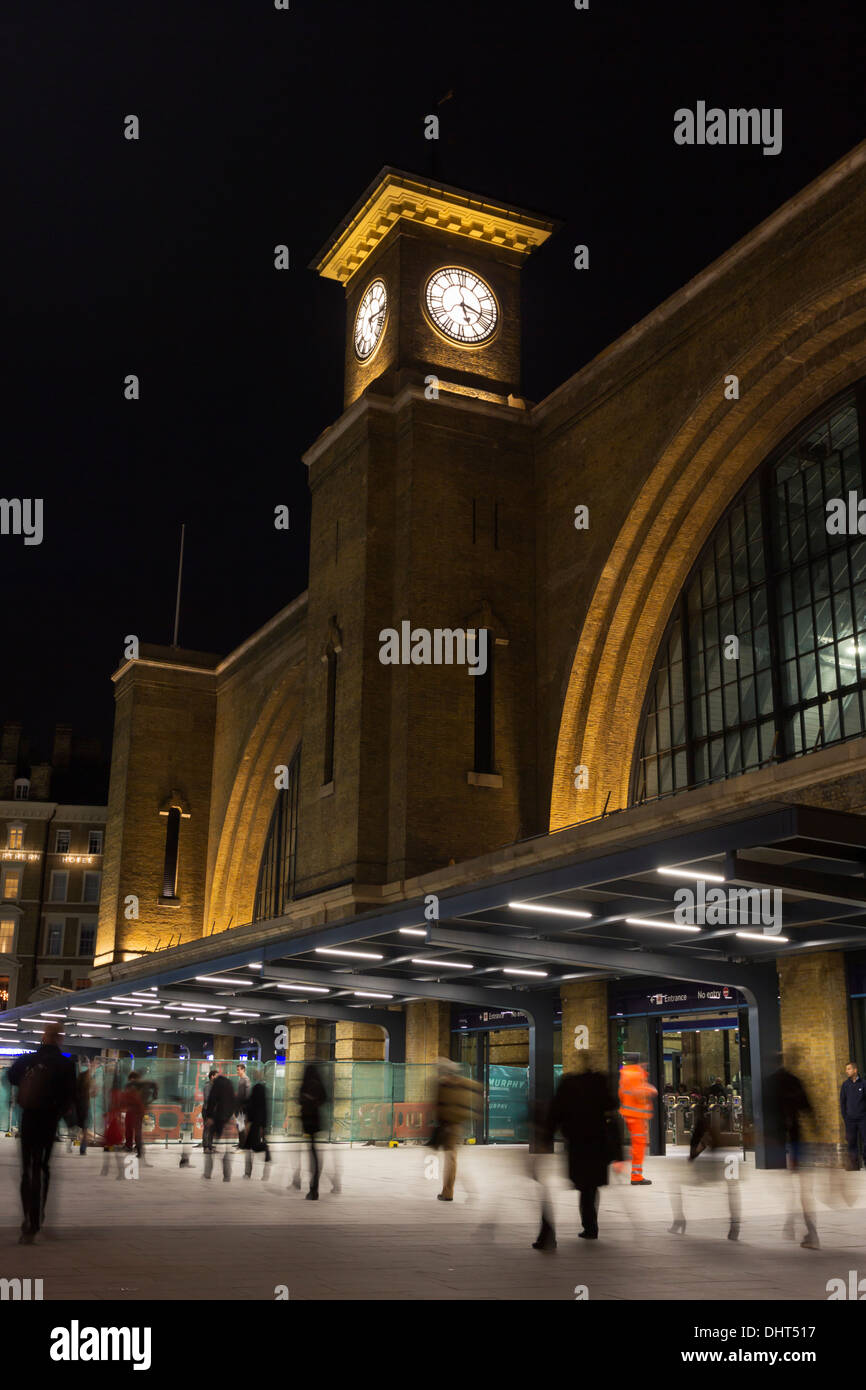 Façade restaurée - Kings Cross Station - Londres Banque D'Images