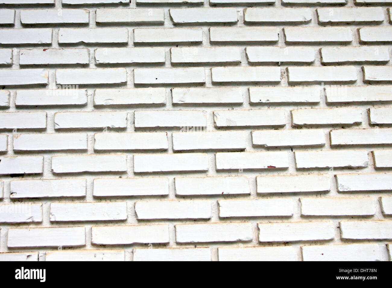 La photo du mur de la maison fait ​​Of briques blanches. Banque D'Images