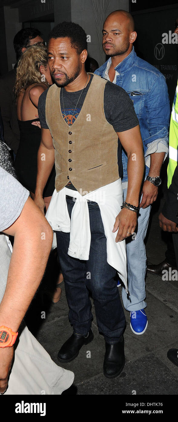 Cuba Jr laissant Funky Buddha Club, Londres, Angleterre - crédit obligatoire : WENN.com 23.05.12 Banque D'Images