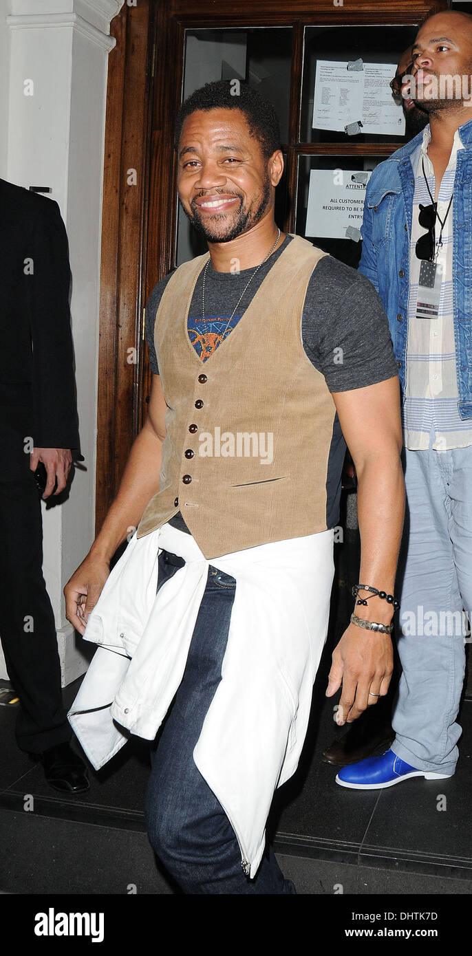 Cuba Jr laissant Funky Buddha Club, Londres, Angleterre - crédit obligatoire : WENN.com 23.05.12 Banque D'Images