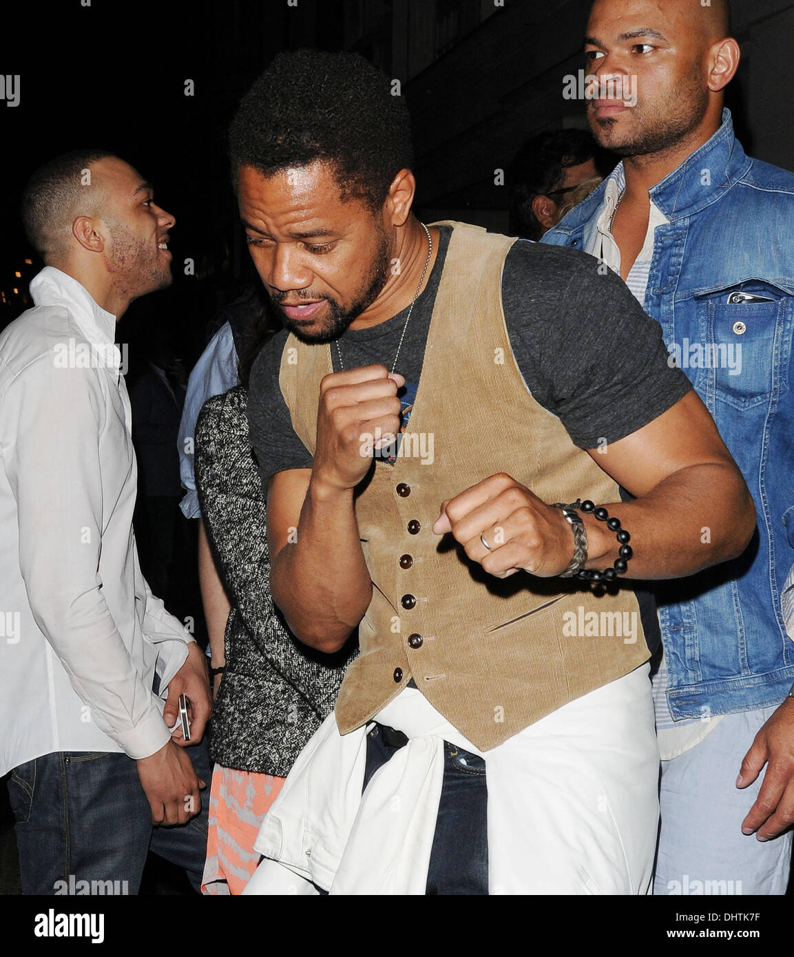 Cuba Jr laissant Funky Buddha Club, Londres, Angleterre - crédit obligatoire : WENN.com 23.05.12 Banque D'Images