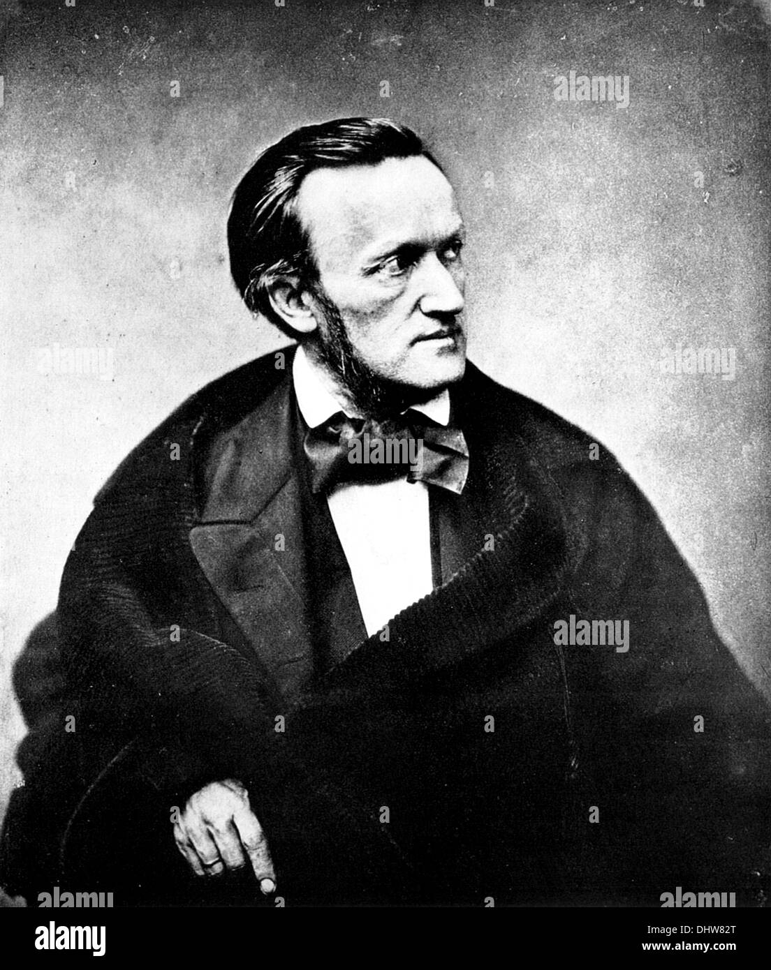 Richard Wagner, compositeur allemand, 1861 Banque D'Images