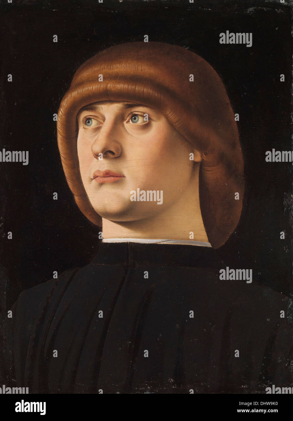 Portrait d'un jeune homme - par Jacometto, 1480 . Banque D'Images