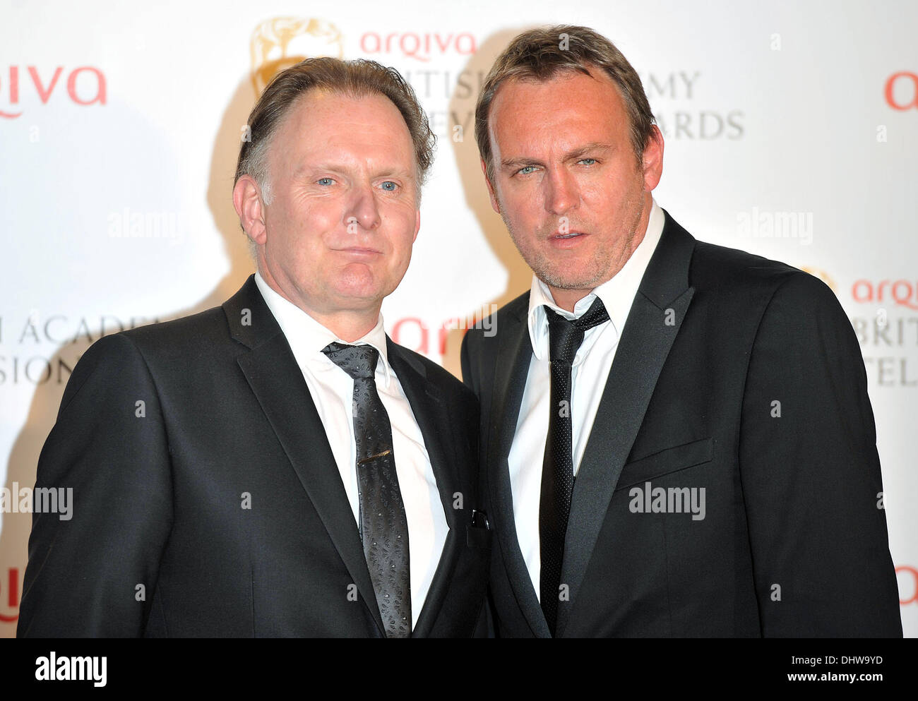 Philip Glenister et Robert Glenister l 2012 Arqiva British Academy Television Awards s'est tenue au Royal Festival Hall - Gagnants de sélection. Londres, Angleterre - 27.05.12 Banque D'Images