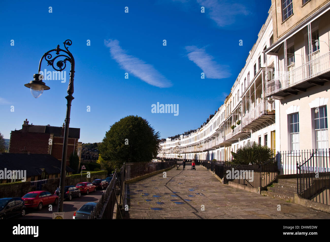 Royal York England UK Bristol Clifton Crescent Banque D'Images