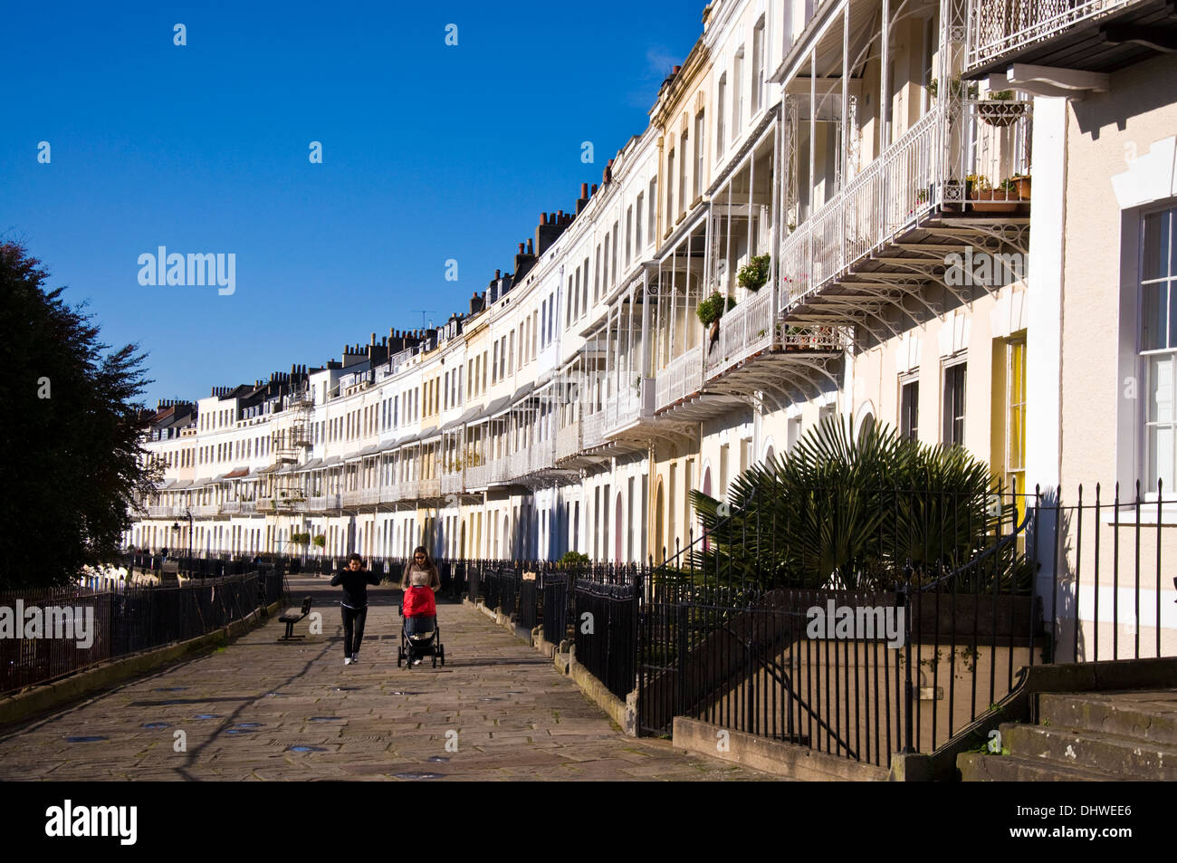 Royal York England UK Bristol Clifton Crescent Banque D'Images