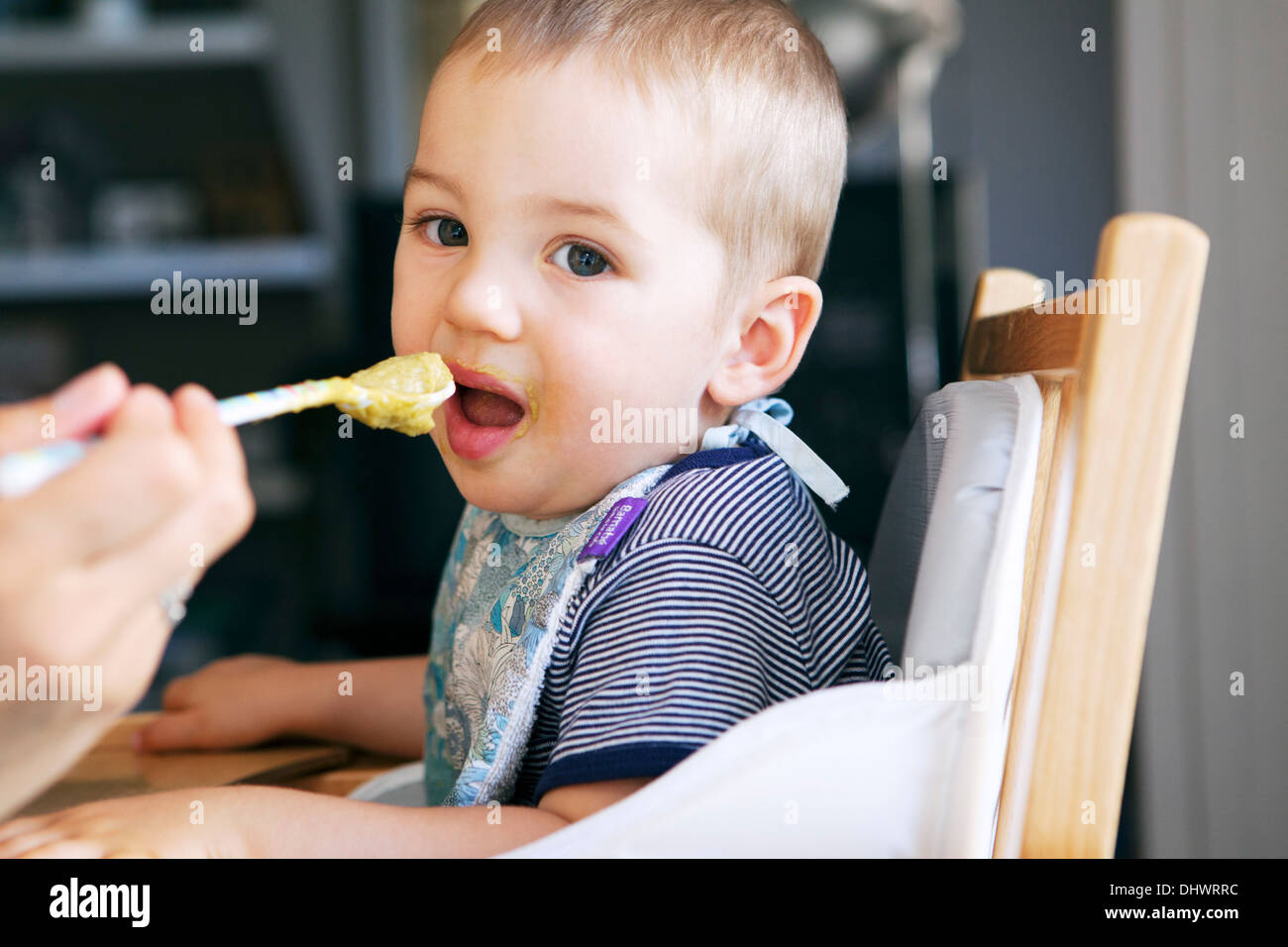 Un repas de l'enfant Banque D'Images