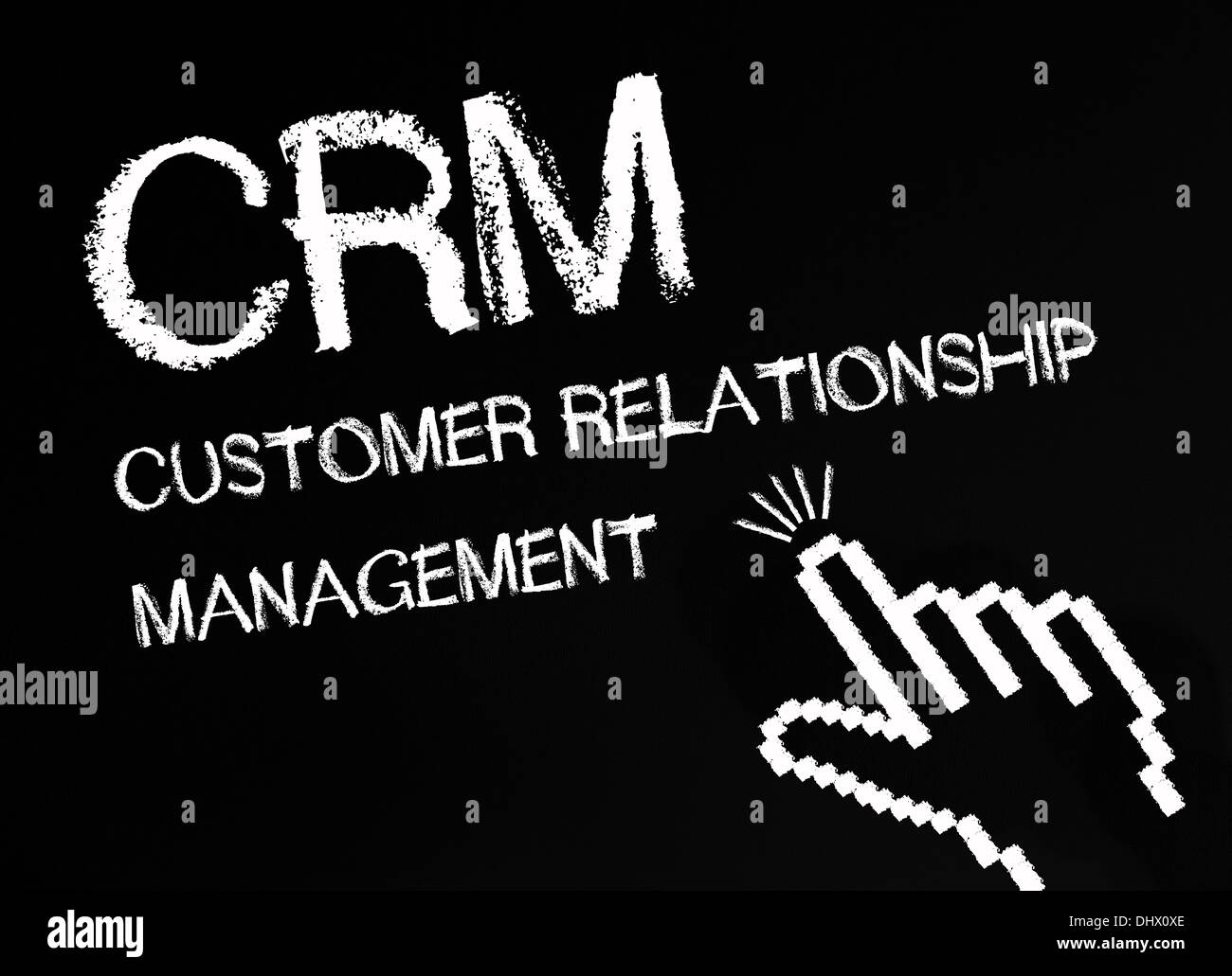 CRM - Gestion de la Relation Client Banque D'Images