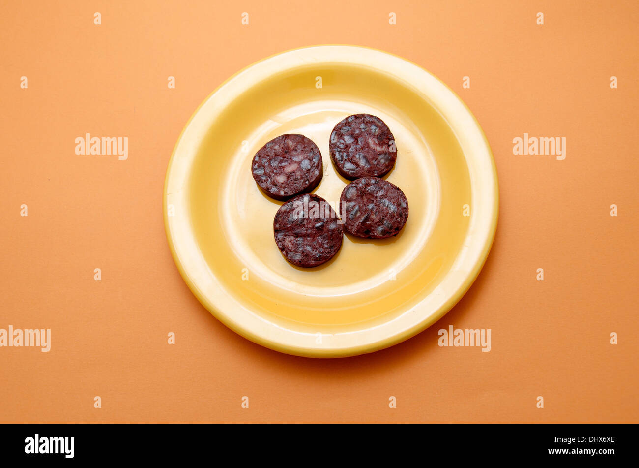 Boudin noir Banque D'Images