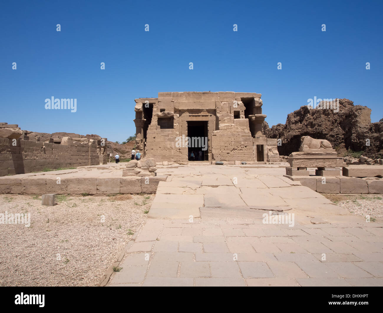 La maison d'accouchement dans le Temple d'Hathor à Dendérah, Egypte Banque D'Images