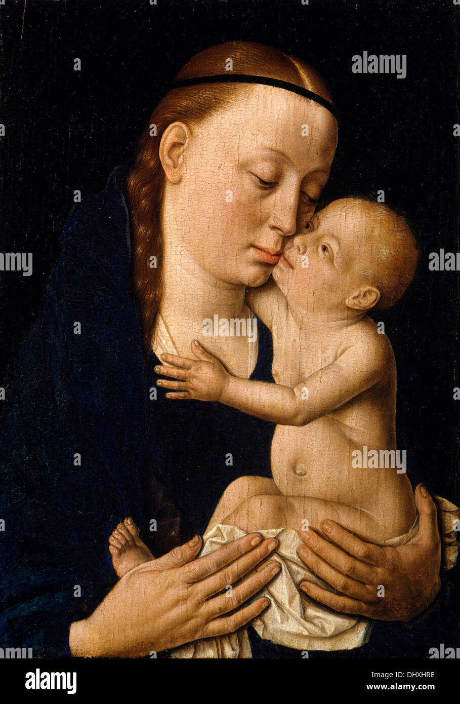 - La Vierge et l'enfant Dieric Bouts, 1460 par Banque D'Images