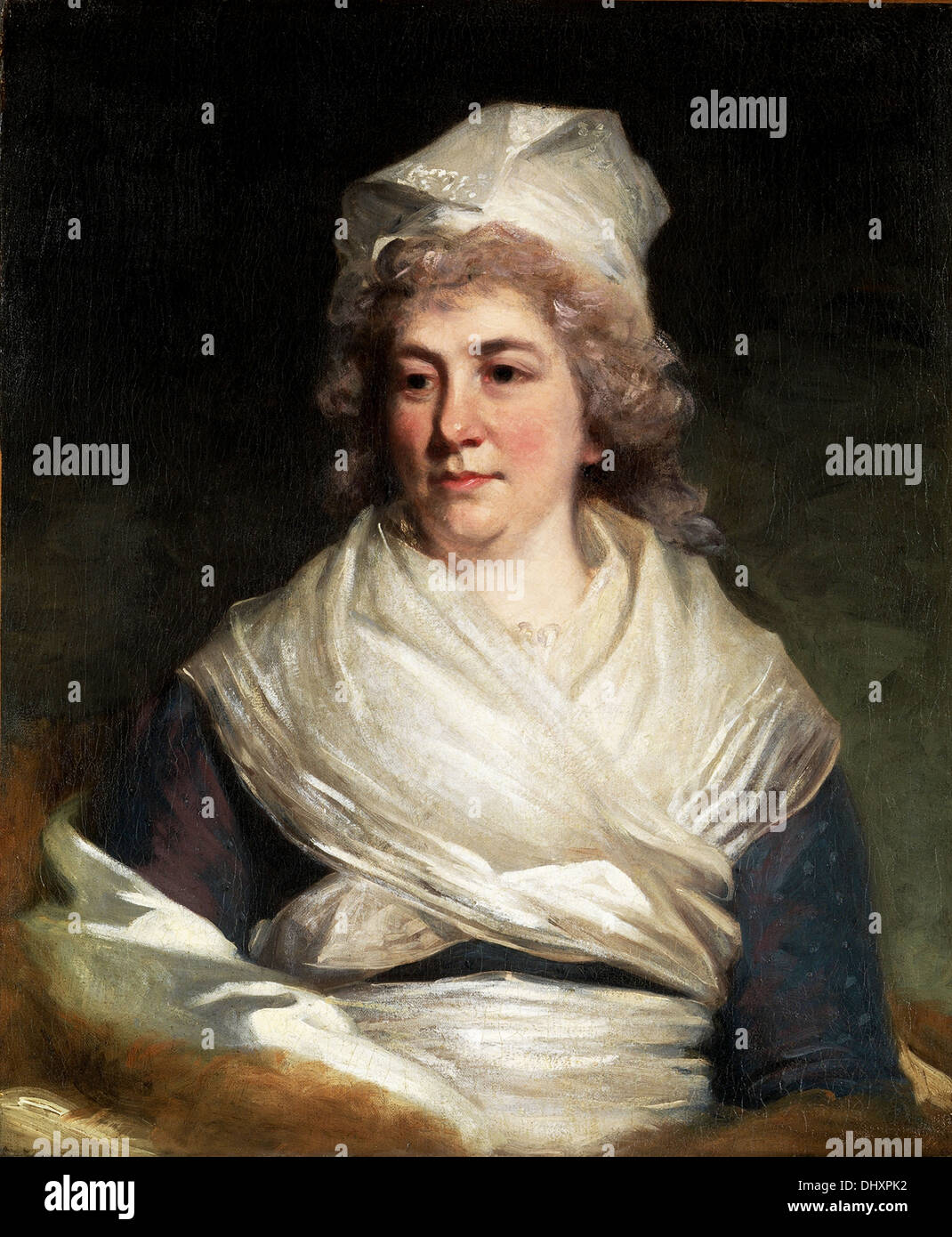 Sarah Franklin Bache, Benjamin Franklin's daughter - par John Hoppner, 1793 Banque D'Images