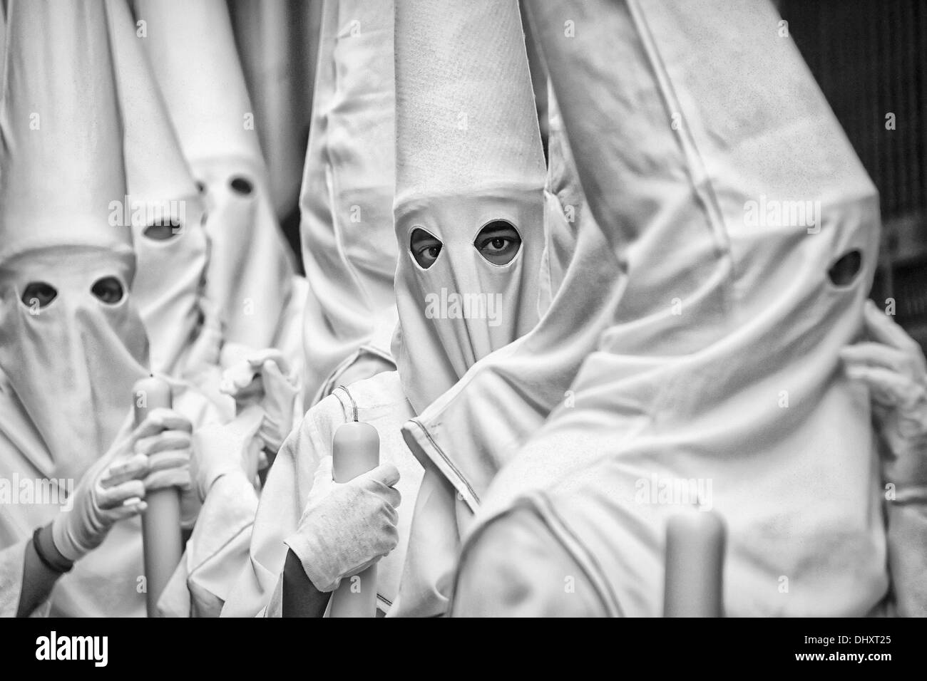 Semaine Sainte (Semana Santa) à Málaga, Espagne Banque D'Images