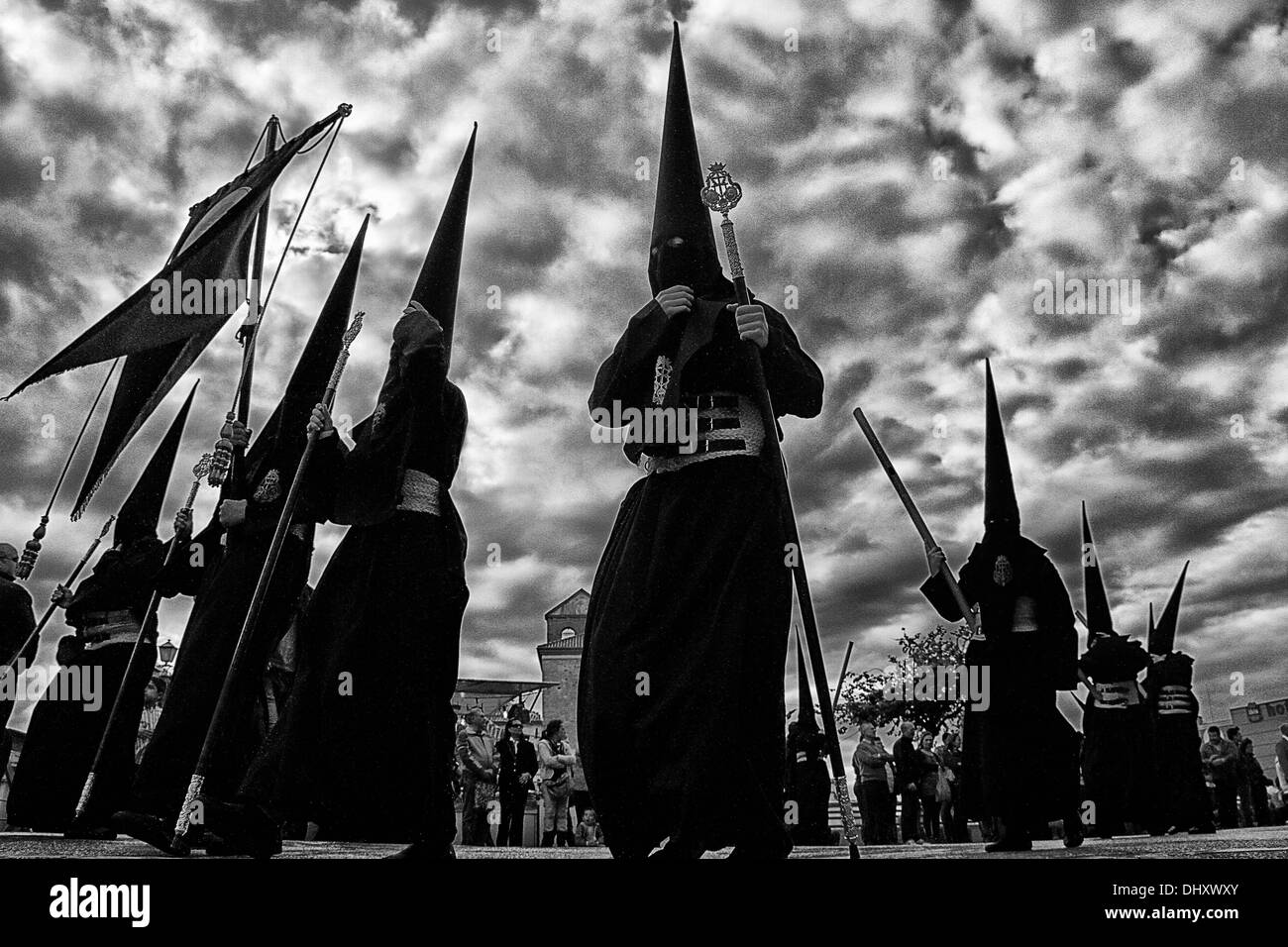 Semaine sainte commémorée dans le sud de l'Espagne Banque D'Images