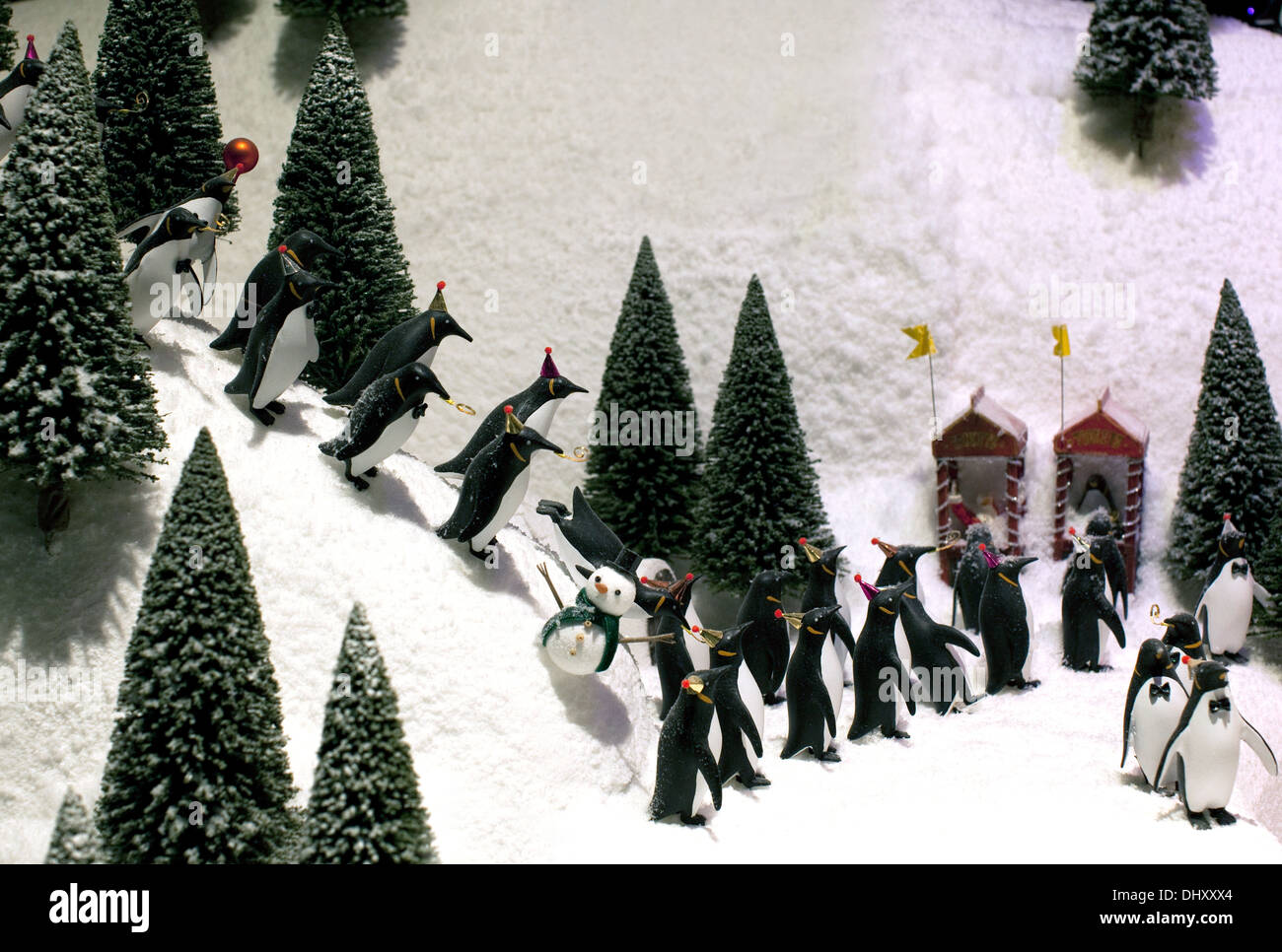 Selfridges Oxford Street London Christmas window display 2013 Banque D'Images