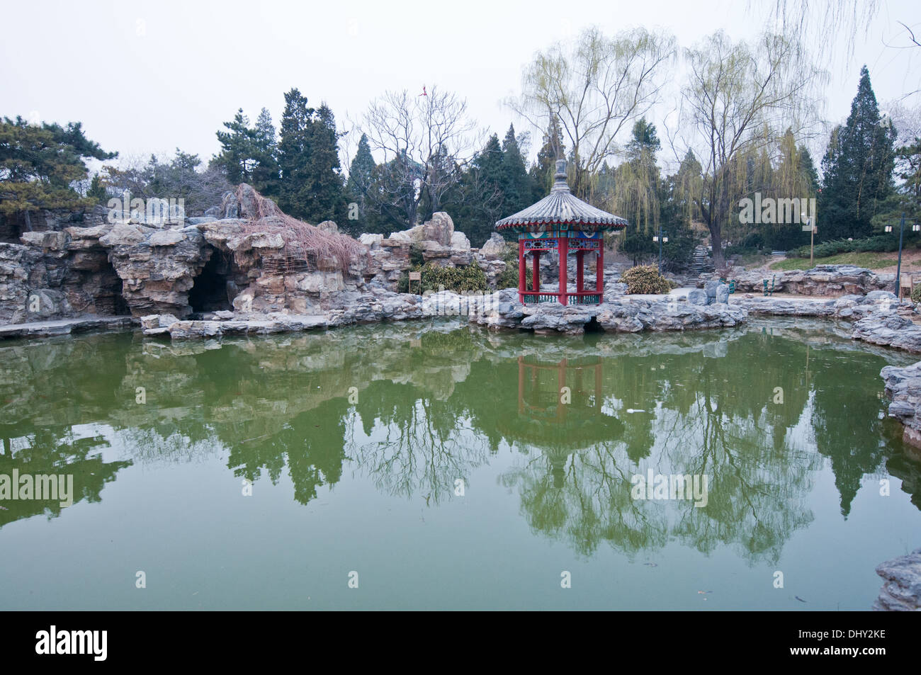 Parc Ritan dans la région de Jianguomen Chaoyang District, Beijing, Chine Banque D'Images