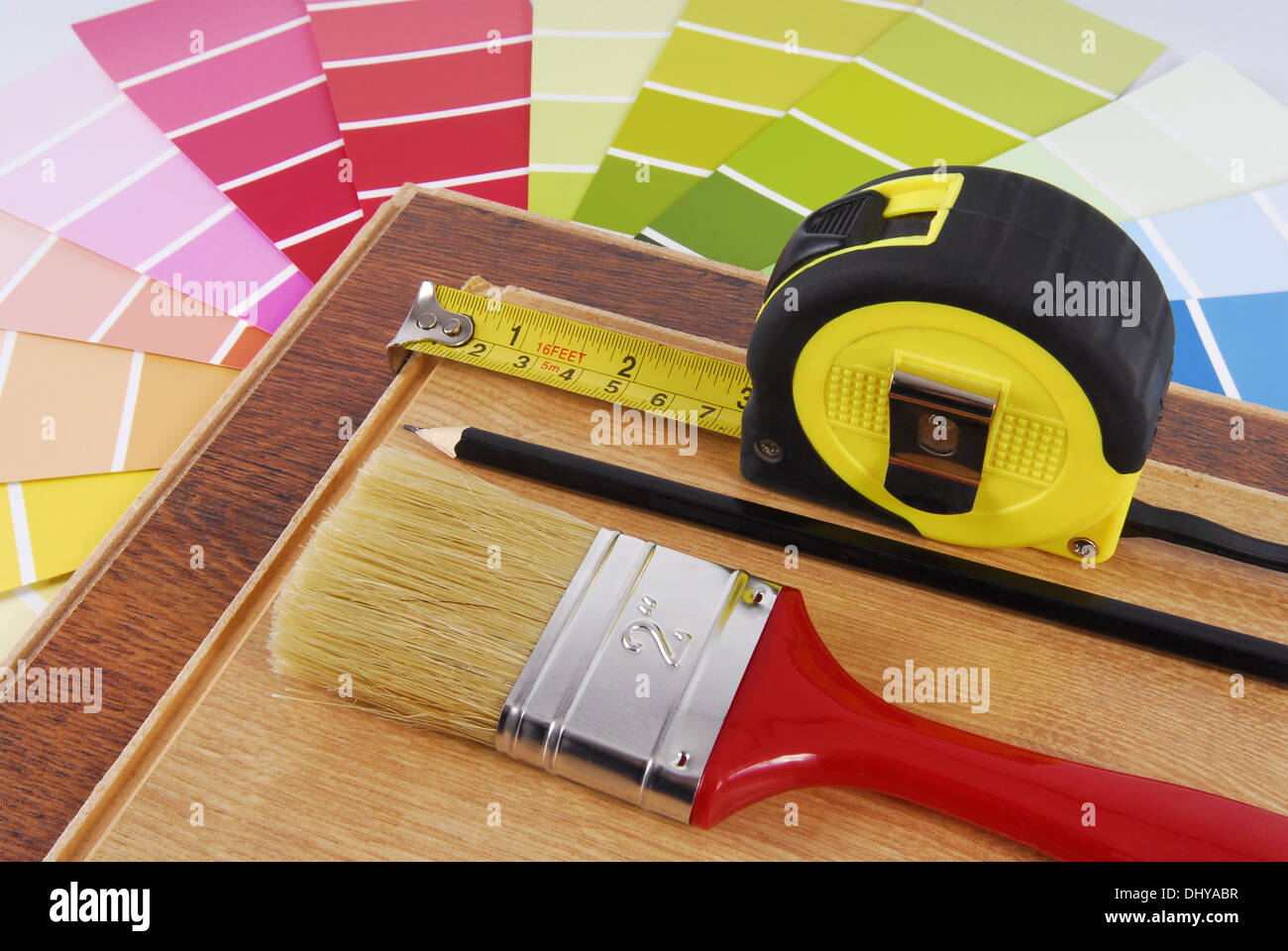 Décoration d'intérieur de la planification de l'amélioration de la réparation Banque D'Images