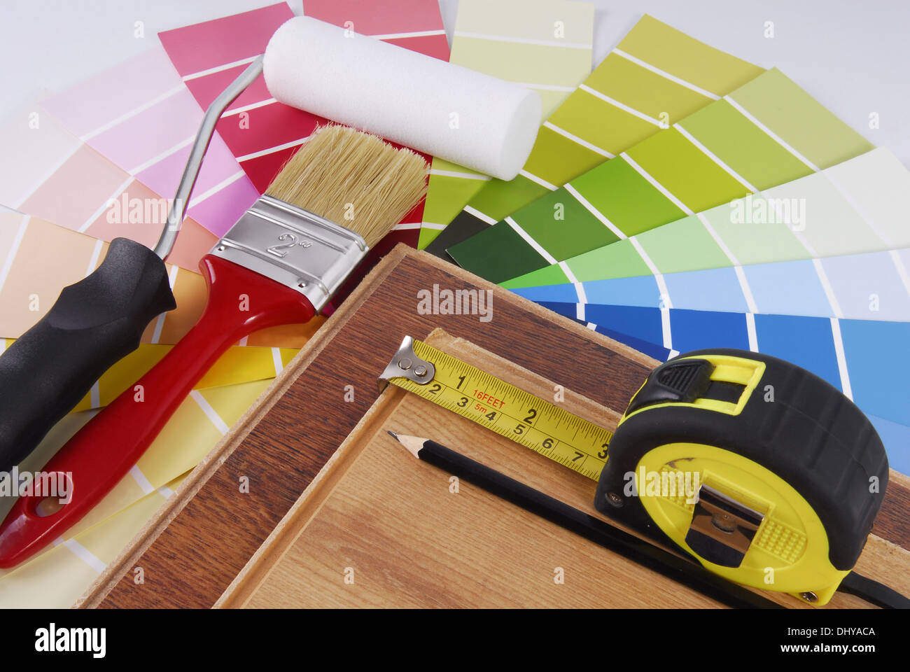 Décoration d'intérieur de la planification de l'amélioration de la réparation Banque D'Images