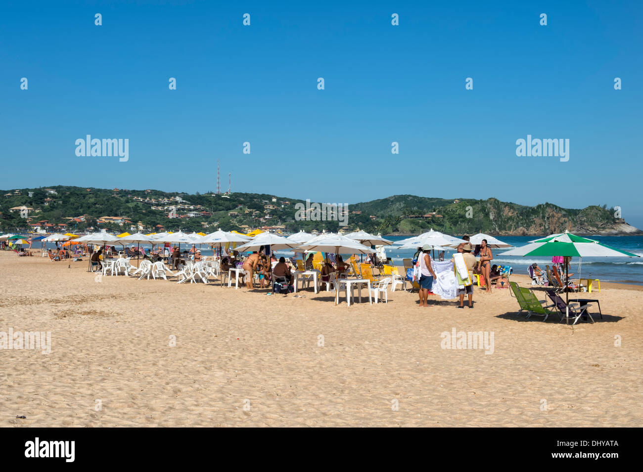 Praia da Geriba, Buzios, Rio de Janeiro, Brésil Banque D'Images