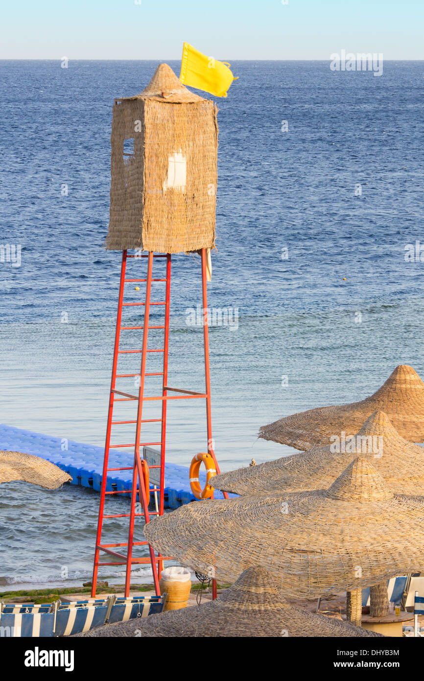 Lifeguard watchtower Banque D'Images