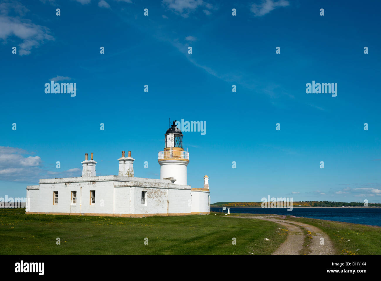 Chanonry Point Lighthouse Fortrose Ross-Shire Ecosse Banque D'Images