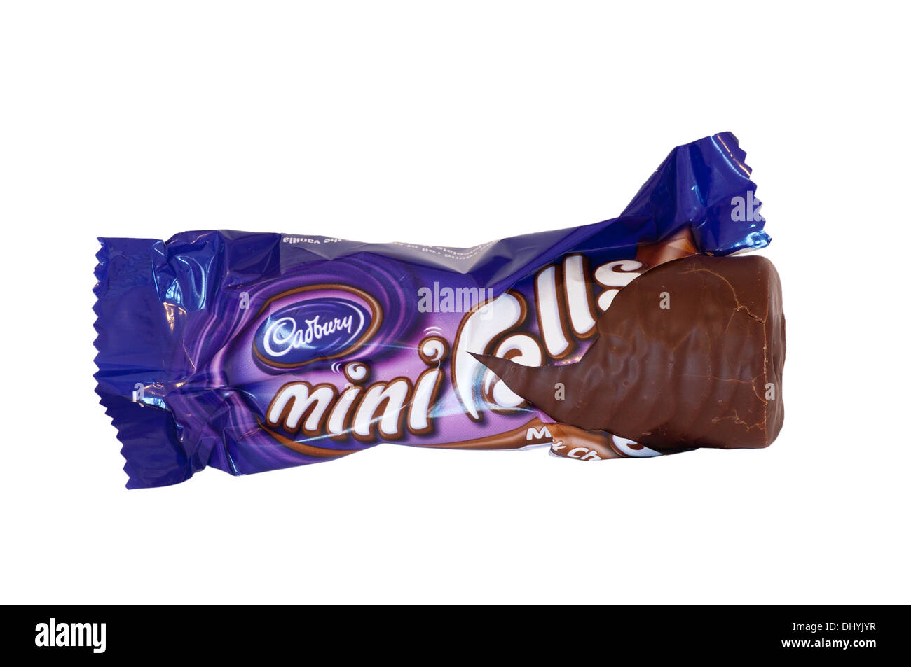 Chocolat au lait Cadbury Mini Roll Banque D'Images