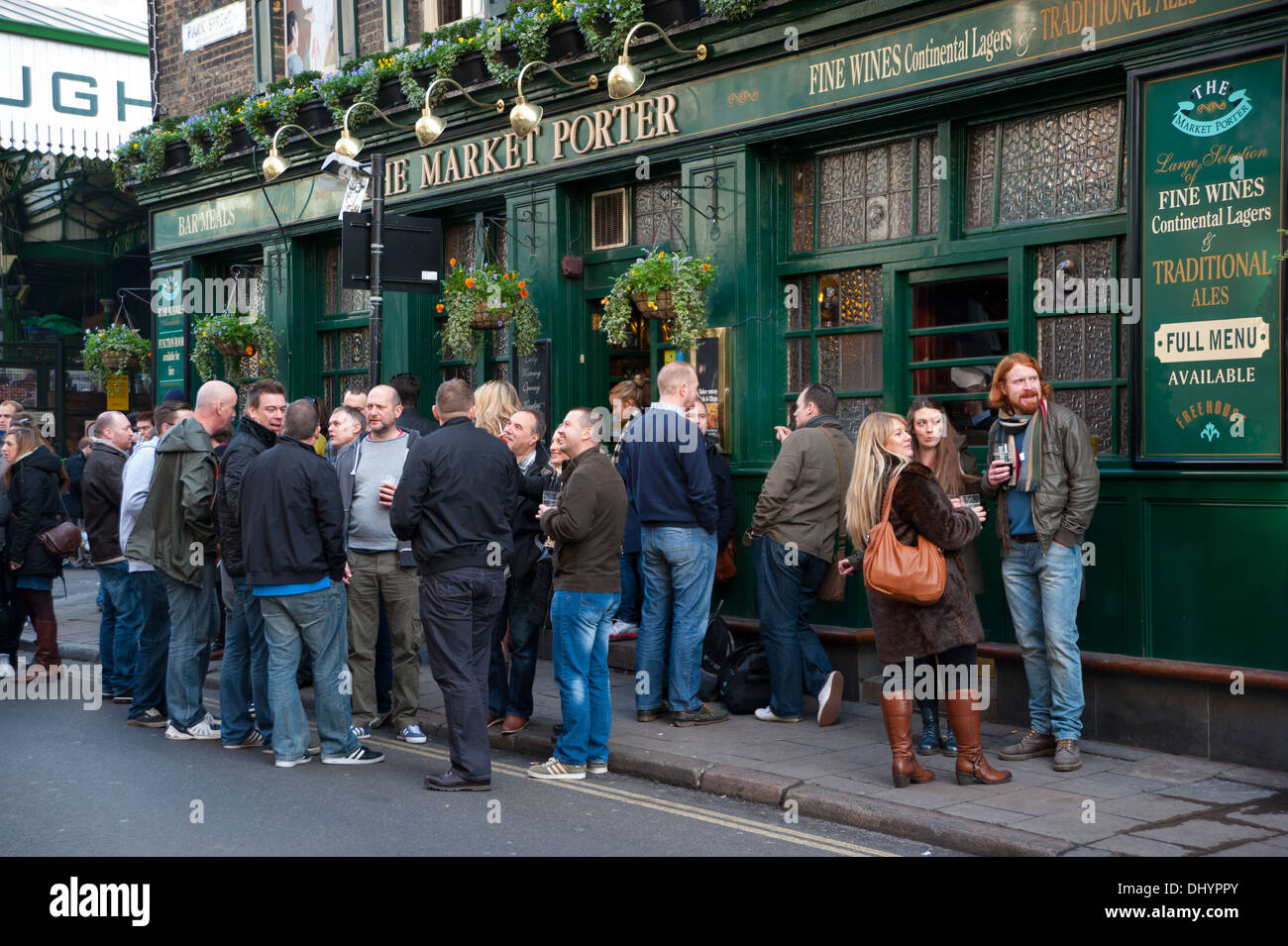 Le marché pub Porter près de Borough Market Southwark London UK Banque D'Images