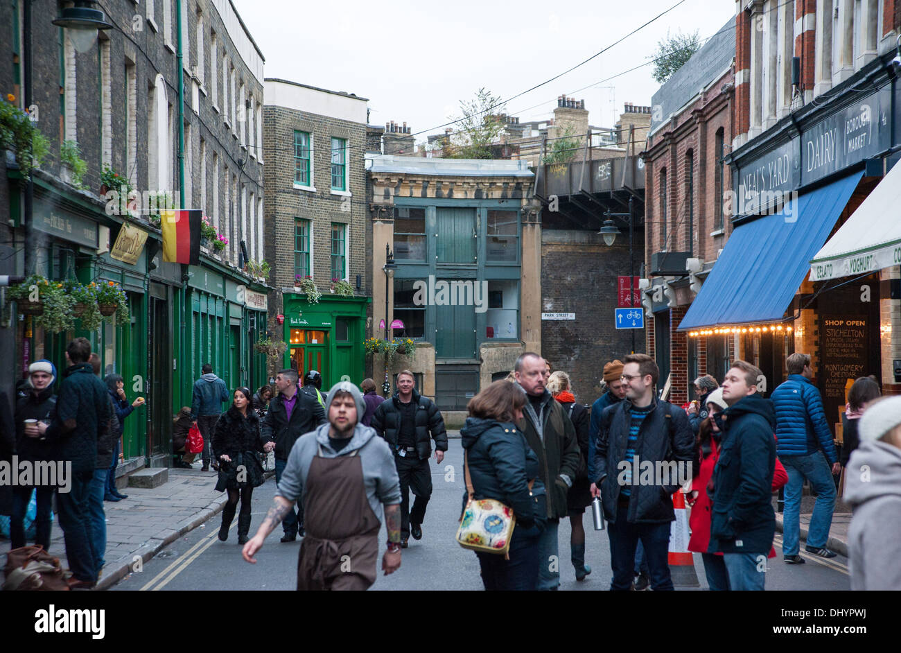 Les petites rues près de Borough Market Londres SE1 UK Banque D'Images