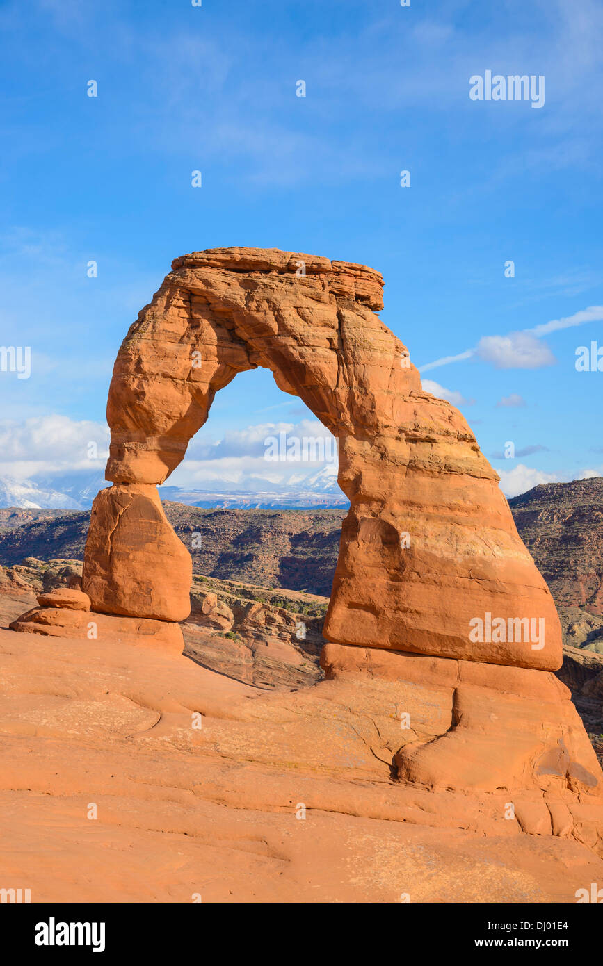 Delicate Arch, Arches National Park, Utah, USA Banque D'Images