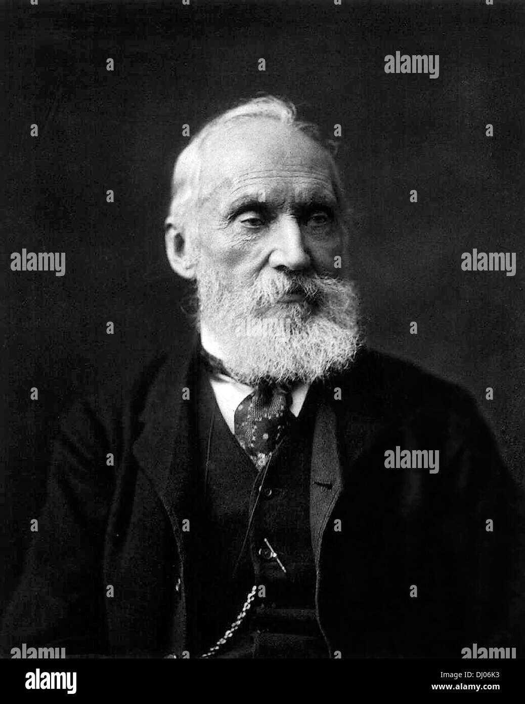 William Thomson, Lord Kelvin, 1er baron Kelvin, physicien et ingénieur britannique. Banque D'Images