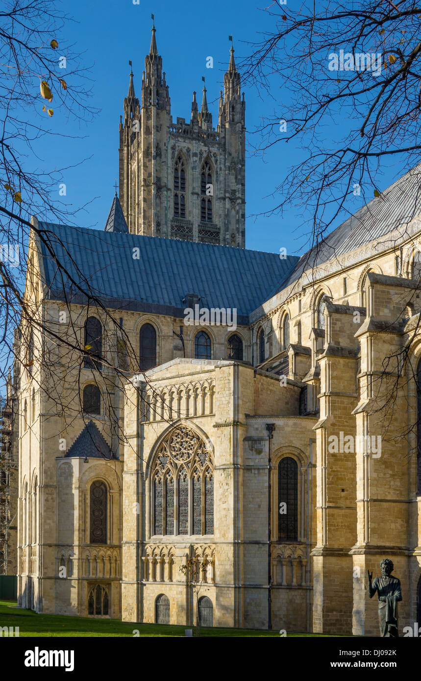La Cathédrale de Canterbury Kent England UK Banque D'Images