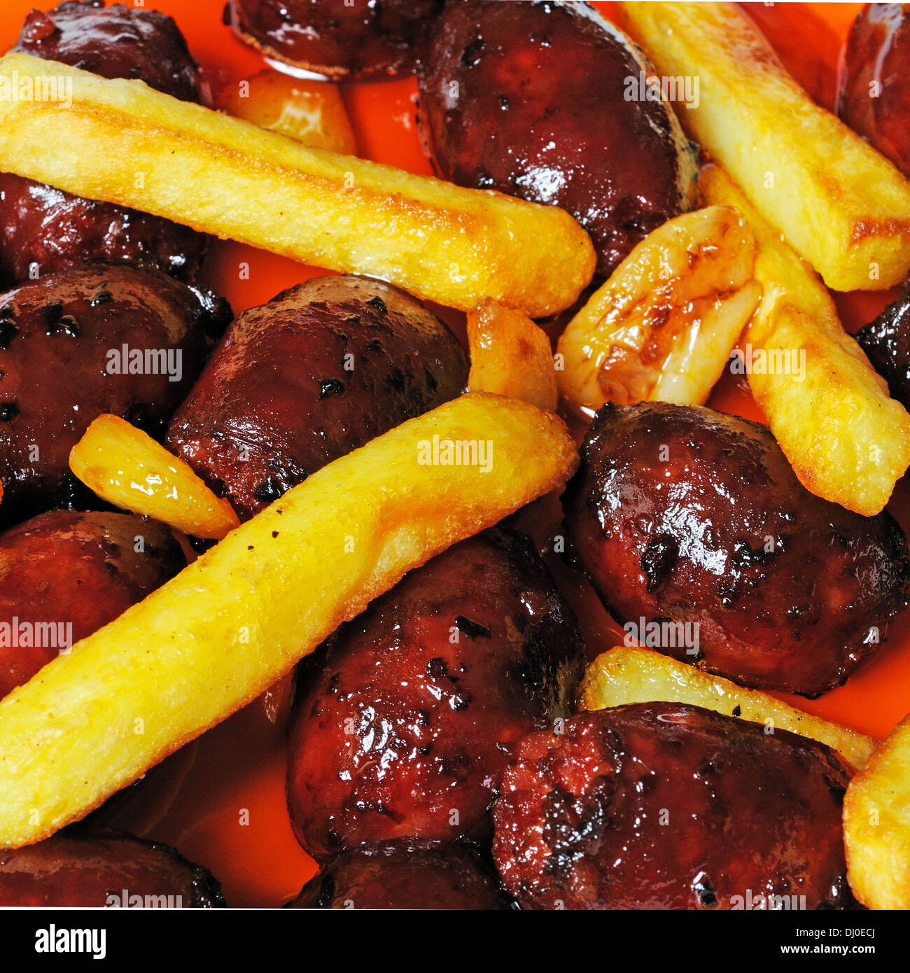 Pommes de terre mini saucisses Banque de photographies et d’images à