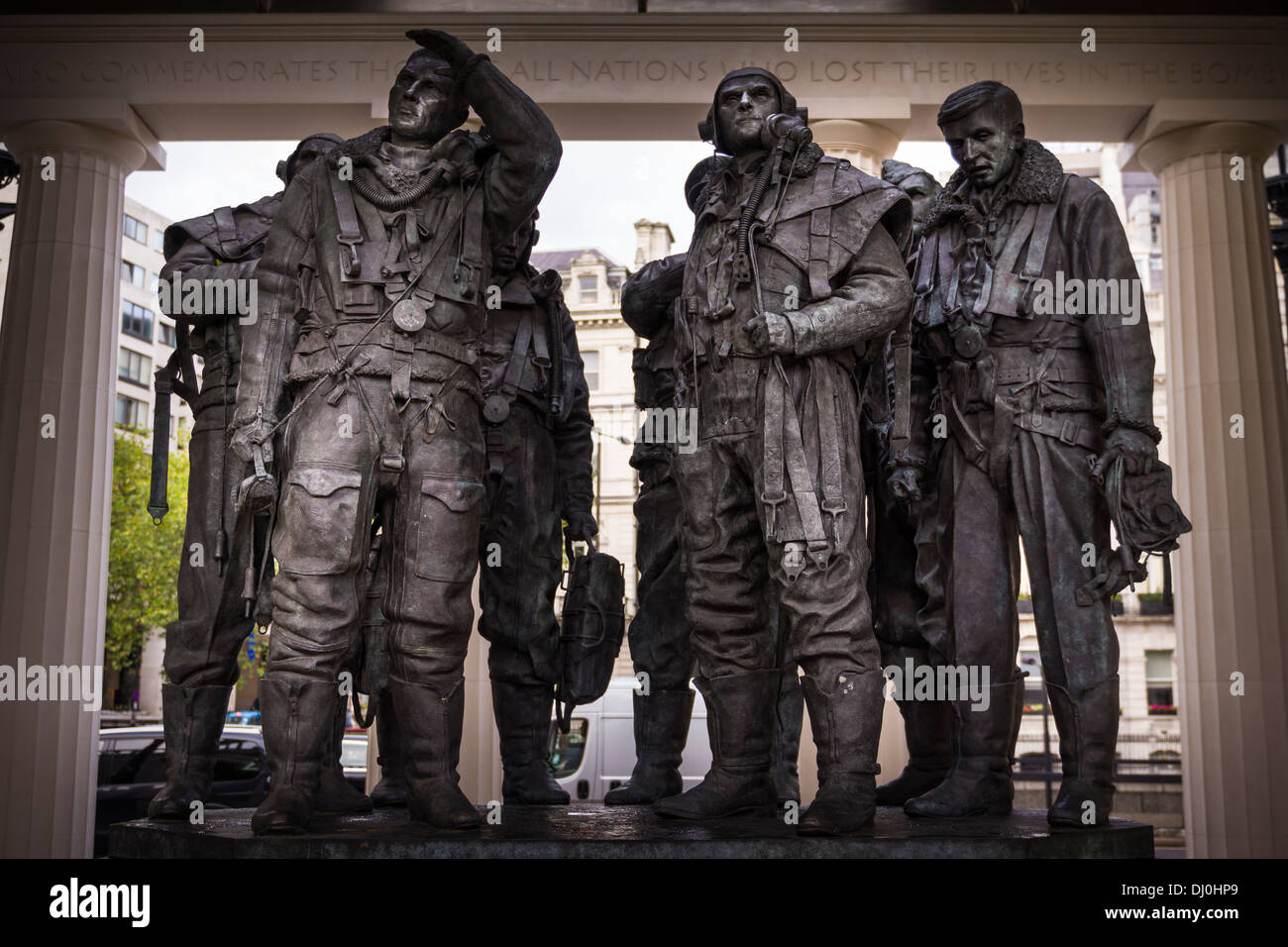 Monument commémoratif du Bomber Command Banque D'Images